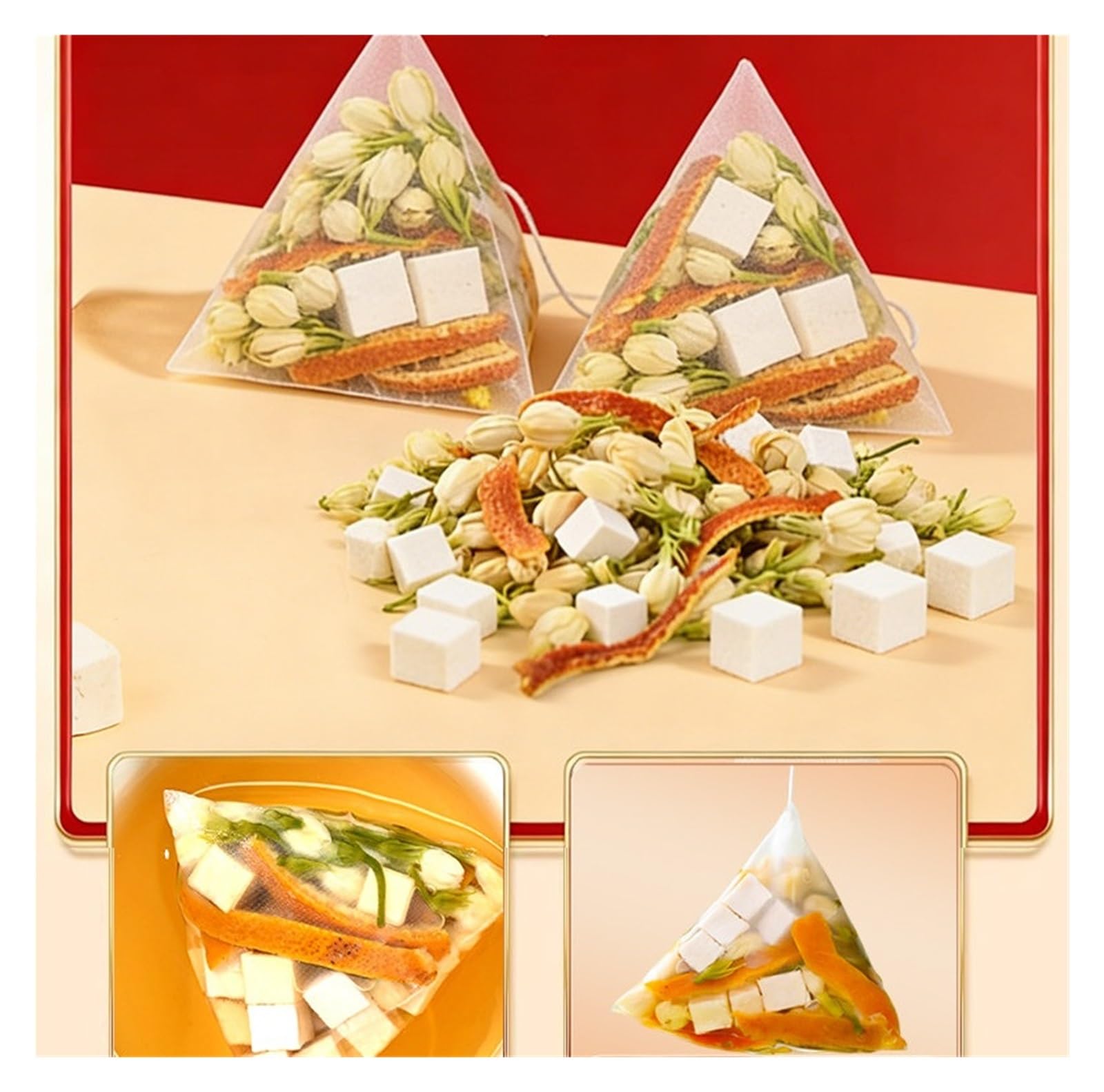 Thé aux écorces d'aubépine et de mandarine, sachets thé emballés individuellement 150 g (5 x 30 sachets). Un mélange d'écorce(2pcs)