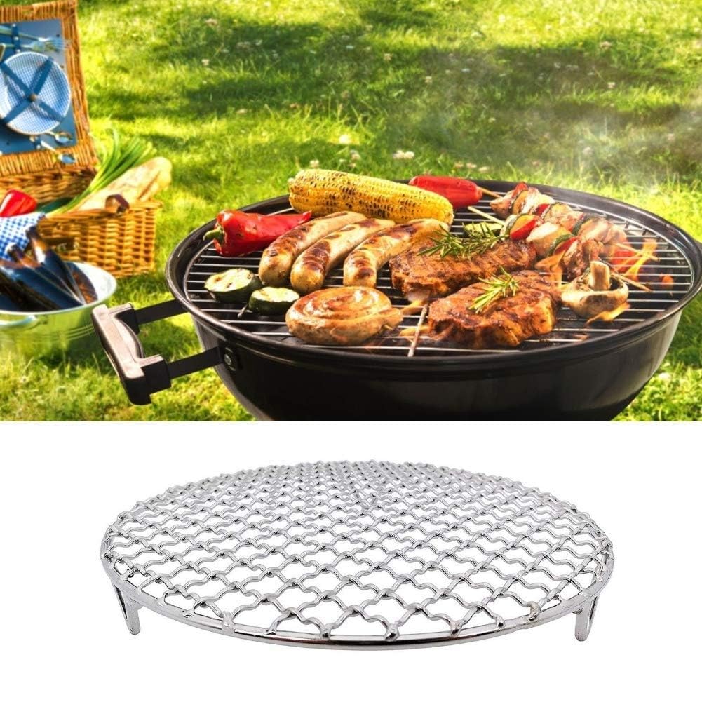 Amazon | Generic 焼き網 丸型 28cm ステンレス鋼 – 炭焼き BBQ 焼肉