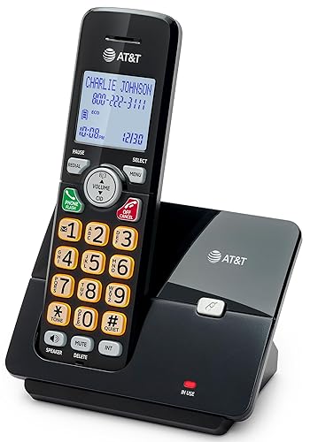 Miniatura 13 de AT&T Teléfono fijo de 1 auricular con identificación de llamadallamada en espera, teléfono inalámbrico DECT 6.0 Full-Duplex Handset Speakerphone,