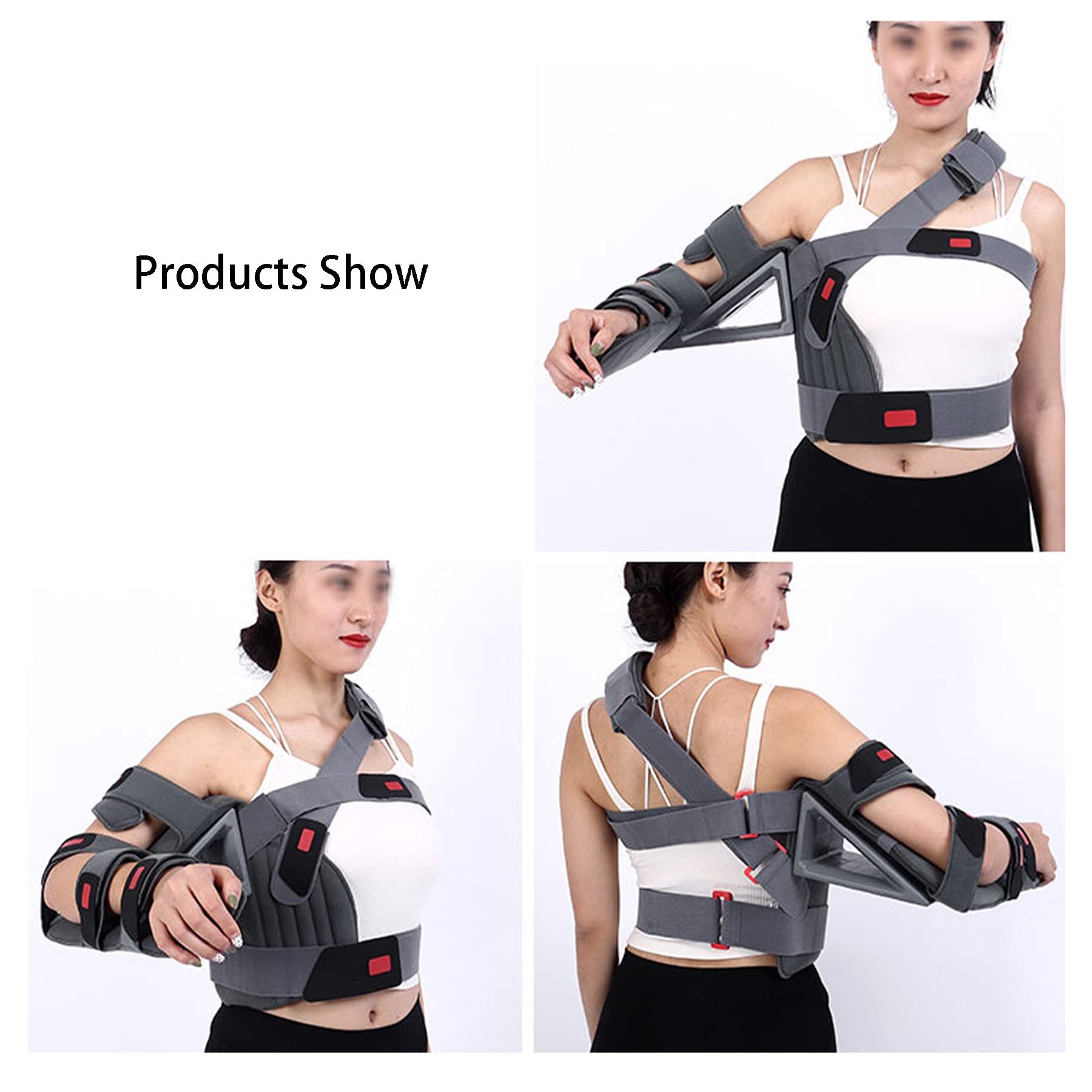 Ortesis Hombro Ajustable ​para Soporte de Fijación Fractura Humeral Adulto Brazo Roto Fracturados Cabestrillo Brazo Cabestrillo Hombro Inmovilizador Disponible para Mujeres Hombres