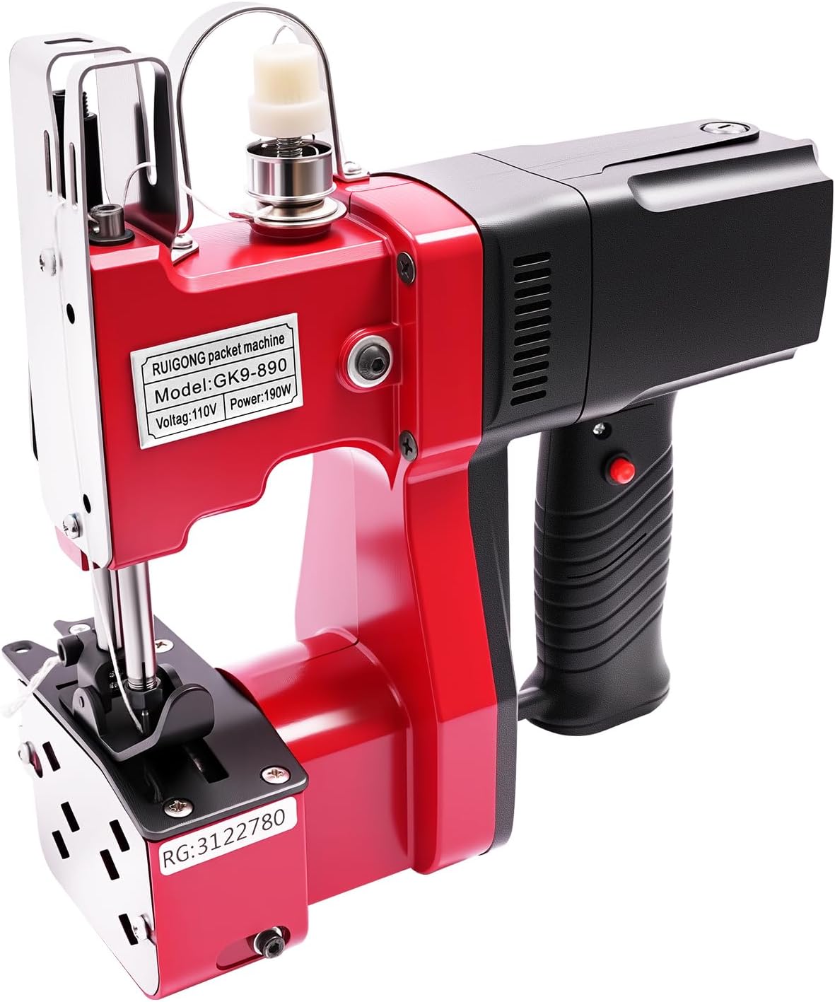 Heavy Duty Leather Sewing Machine for Canvas, Upholstery & Repairs, Industrial with Powerful Motor, Adjustable Stitch Length, Compatible with Thick Fabrics & Leather Craft Tools product image