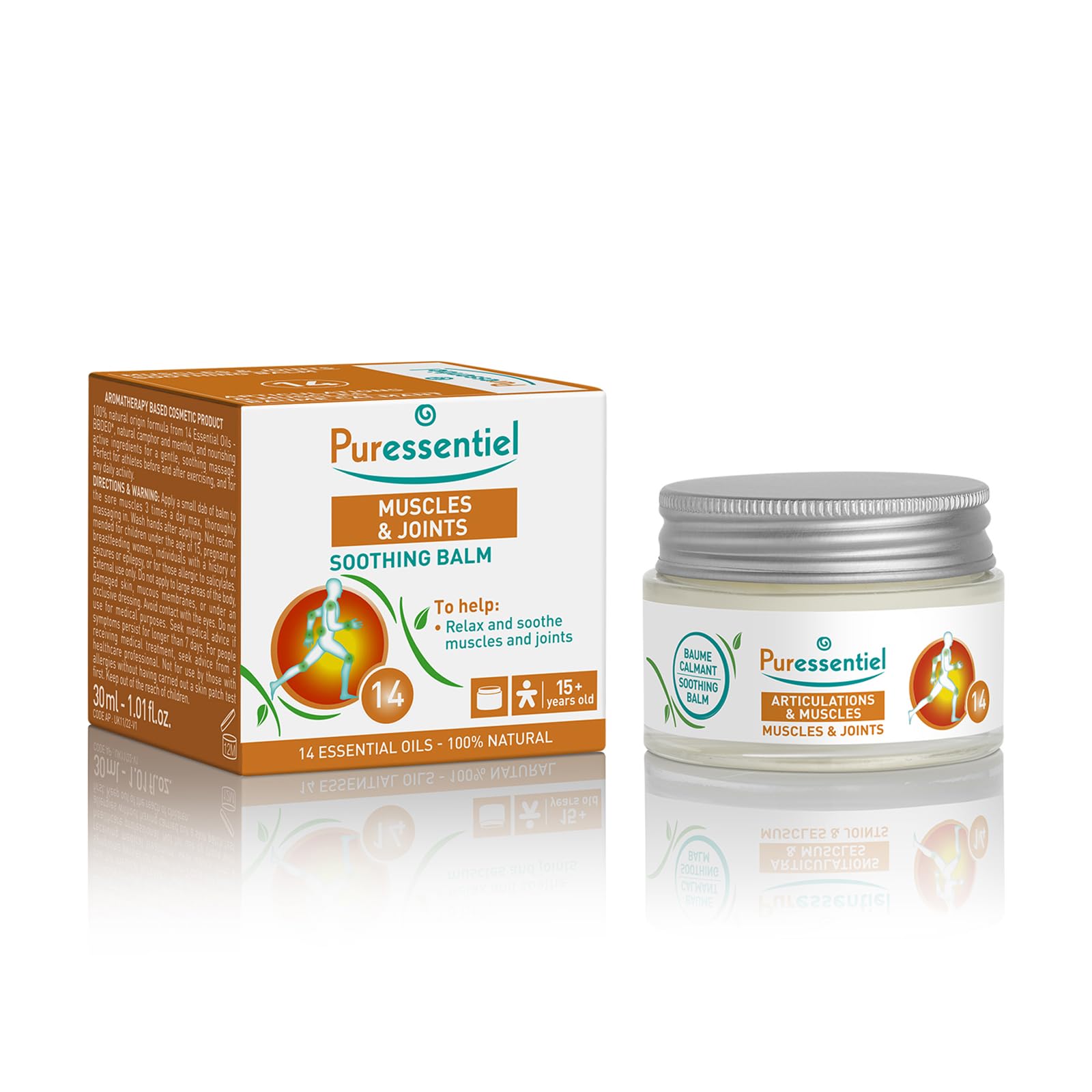 Muscles & Joints Soothing Balm 30ml, Providing Fast Relief & Soothes Chronic Muscle Pain, Back Pain Relief, Neck Pain Relief Proven Efficacy 100% Natural Formula with Camphor & Menthol