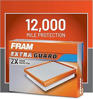 FRAM Extra Guard CA10169 Replacement Engine Air Filter for Select Toyota, Lexus, Pontiac, and Scion Models, Provides Up to 12 Months or 12,000 Miles Filter Protection