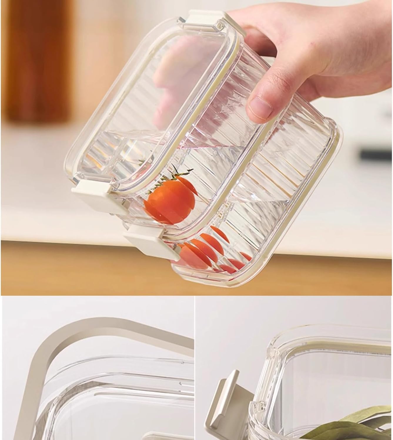 Stacking Spices Container Leakproof Kitchen Storage Box For Dry Ingredients Space Efficient Seasoning Organization Tool Stack