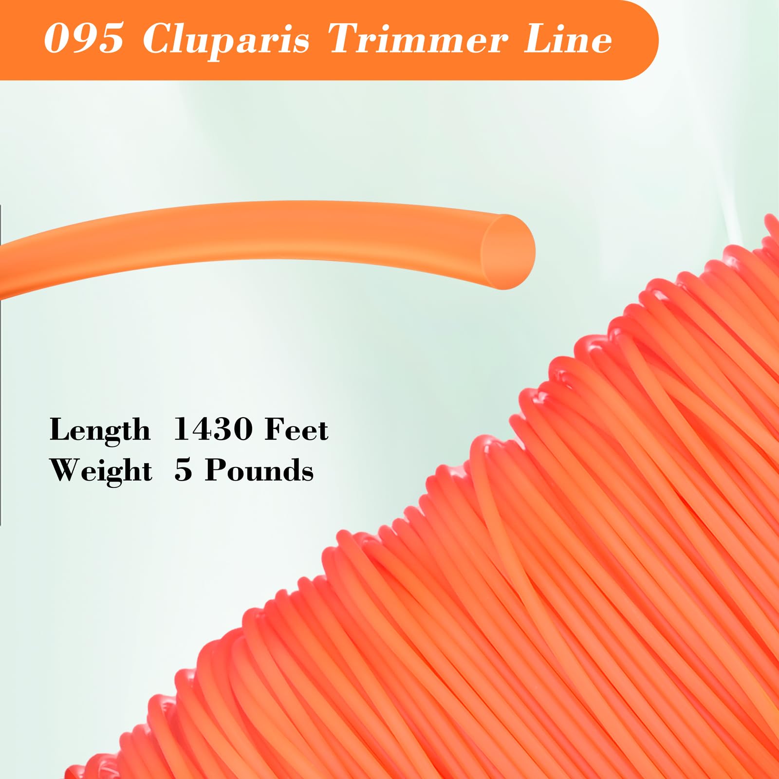 Amazon.com : Parts Camp Trimmer Line .095 5Lb Orange Round 1430