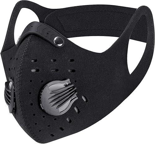 PISIQI Cubierta para la boca y el polvo, protección facial deportiva para la mitad de la cara, protección facial antipolvo, cubierta de conducción