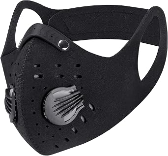 PISIQI Dust Mouth Face Cover Half Face Sports Face Anti Dust Face Mouth Cover with Valve Reusable Shield Outdoor Facial