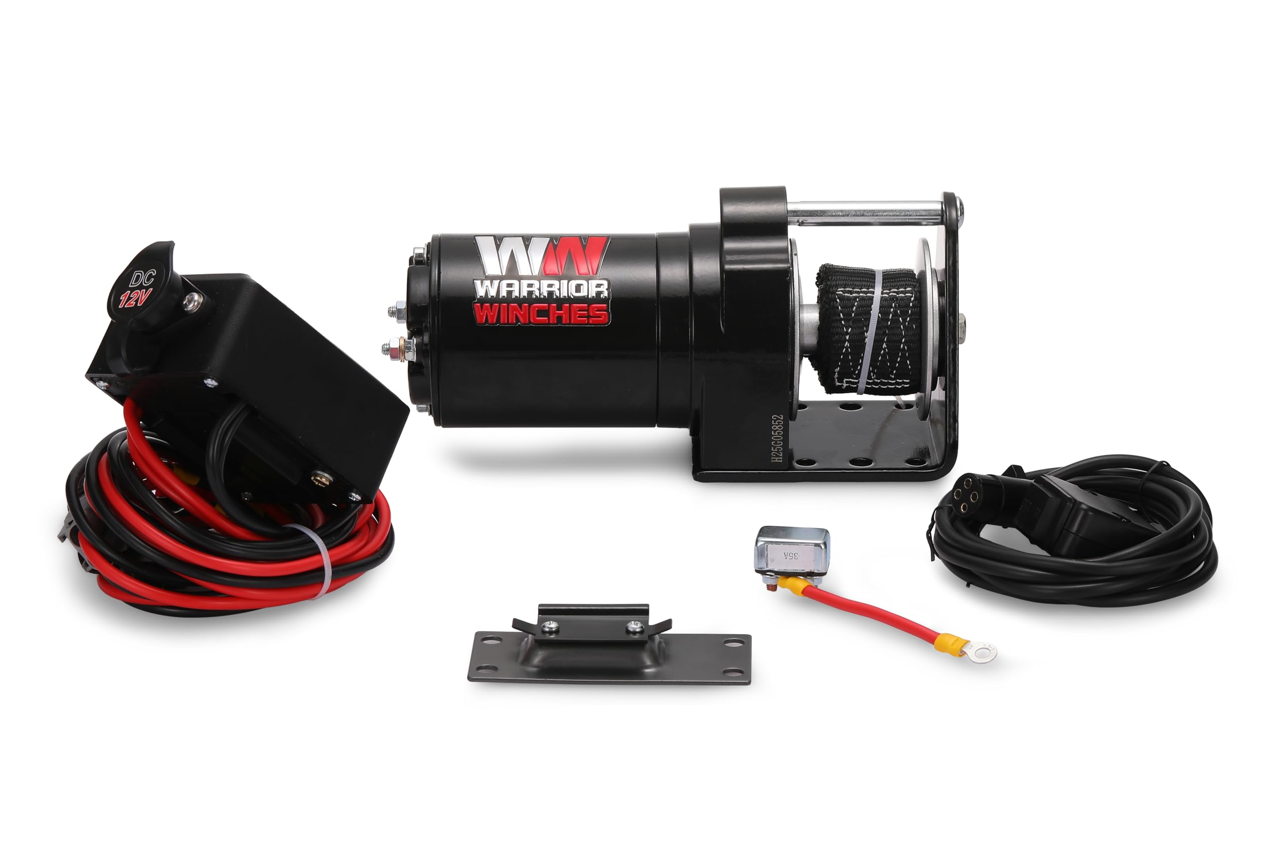 Warrior Winch: 600lb Electric Snow Plow Winch -4