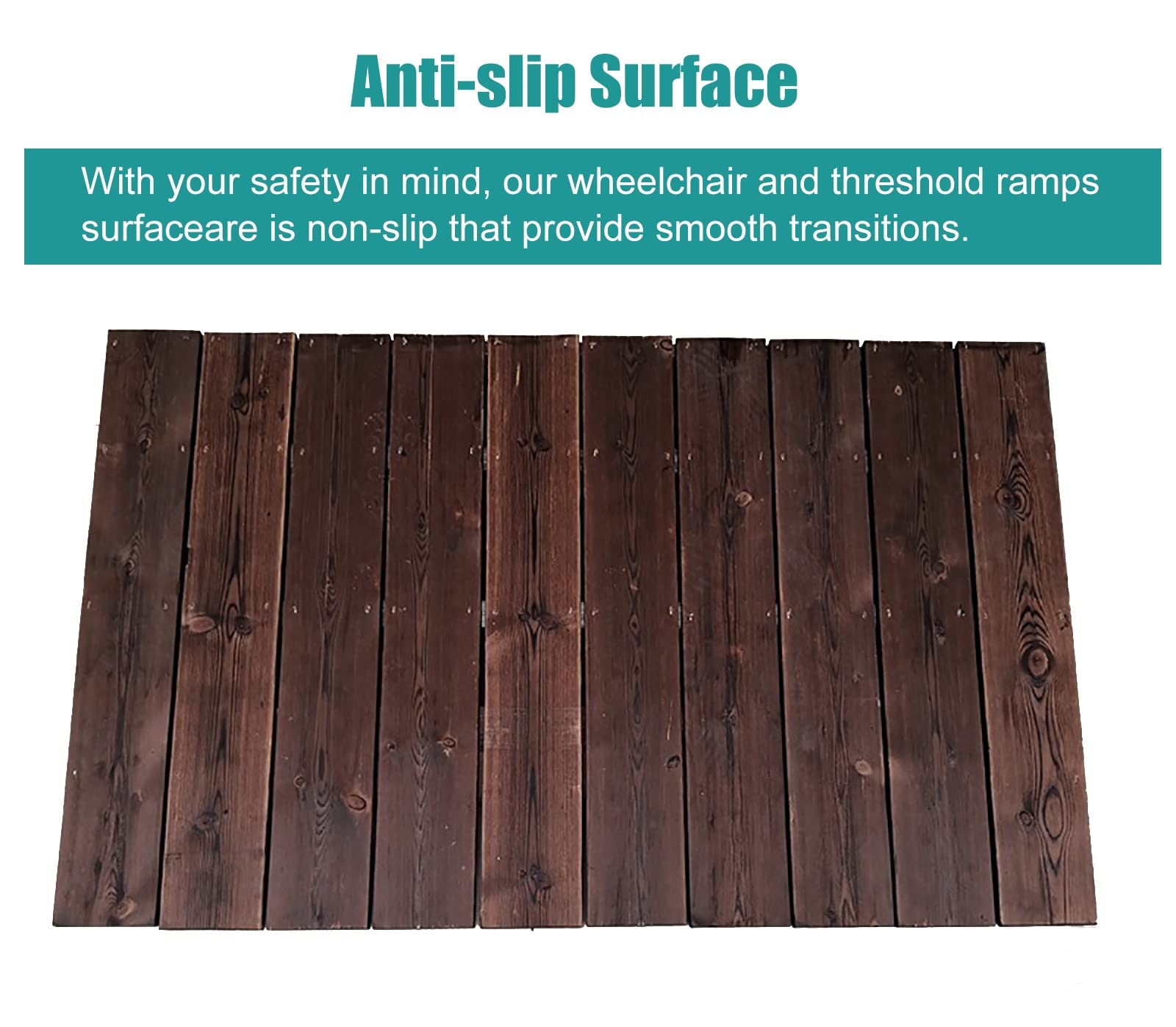 Rampas de Madera para Sillas de Ruedas para el hogar- 4/7/7.8/9.8 Pulgadas de Elevación, Rampas de Umbral de Servicio Pesado para Scooters Andadores Bicicletas, Puerta Delantera/Rampa de Entrada al