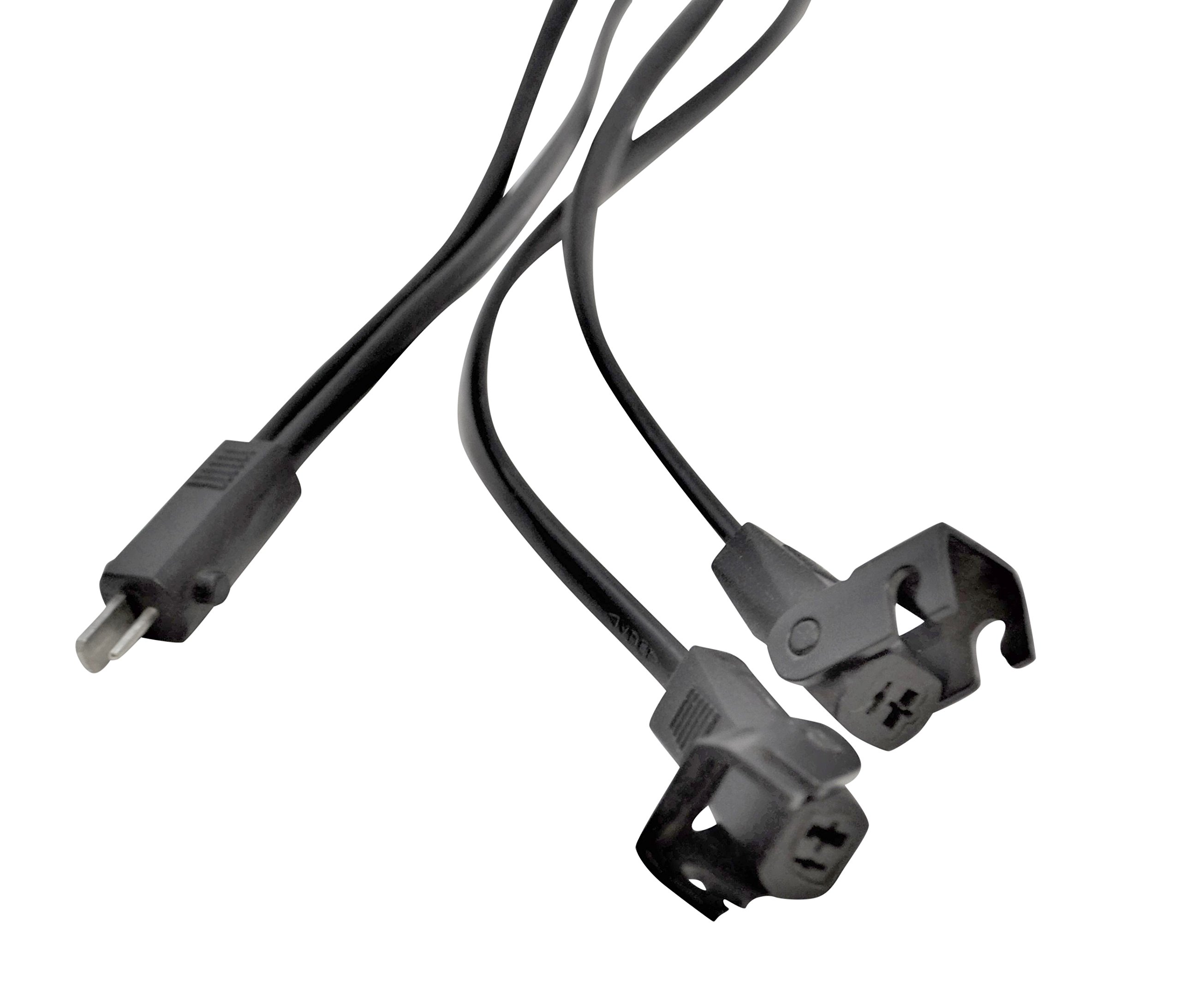 KD 2 Pin Splitter Y-Cable Connect Two Motors to One Transformer Extension Cable for Electric Recliner Sofa Sectional 60