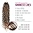 8 Packs Goddess Faux Locs Crochet Hair for Black Women, Long Goddess Locs Crochet Hair, Boho Style Locs, River Hair with Curly Ends (22Inch, OT27, 8Packs)