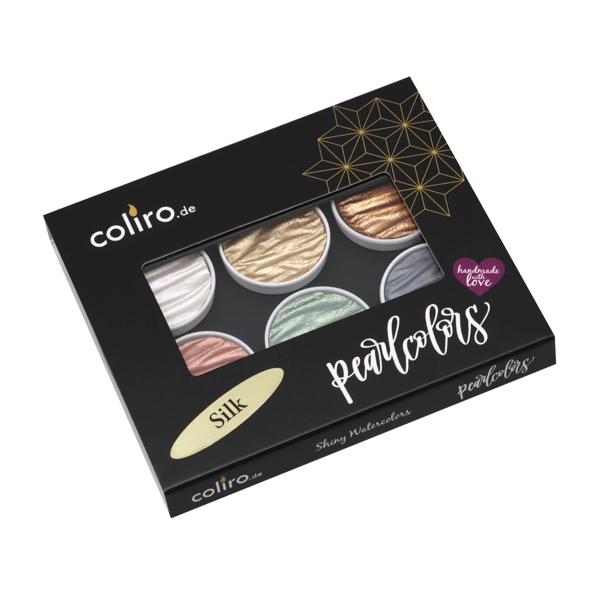 Coliro Artist Mica Watercolour M750 Set"Silk" by Finetec