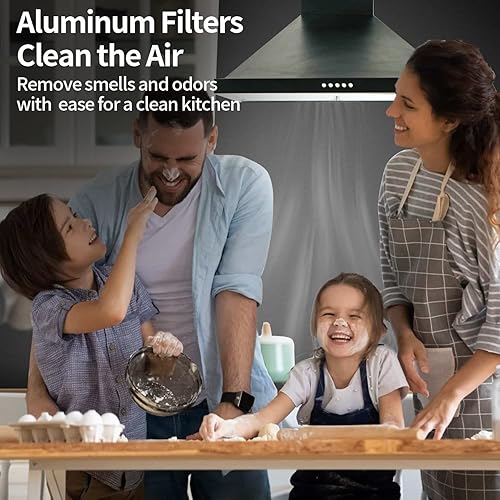 Miniatura 7 de BPS1FA36 Filtro de aluminio para campana extractora de 17-14 pulgadas x 11-34 pulgadas x 38 pulgadas para Broan Nutone Allure QS1 36 pulgadas y 36