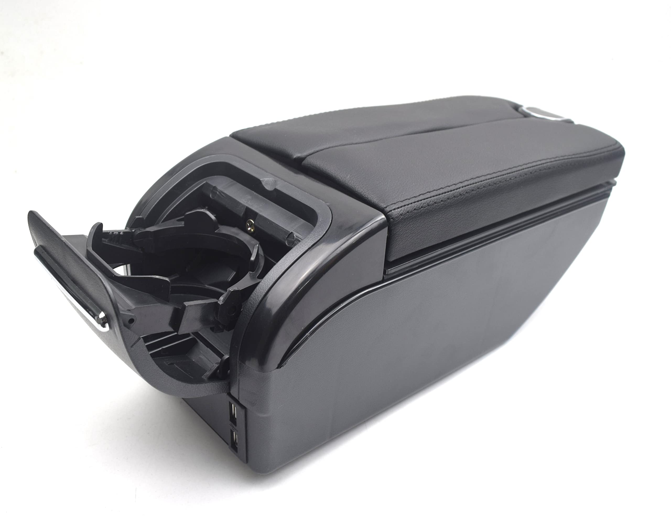 CDEFG Compatibile con Mazda CX-30 CX30 2019-2024 2025 Vano Portaoggetti da Bracciolo Scatola di Controllo Centrale Scatola del Bracciolo con tappetino antiscivolo Accessori Interni per auto (Bianco