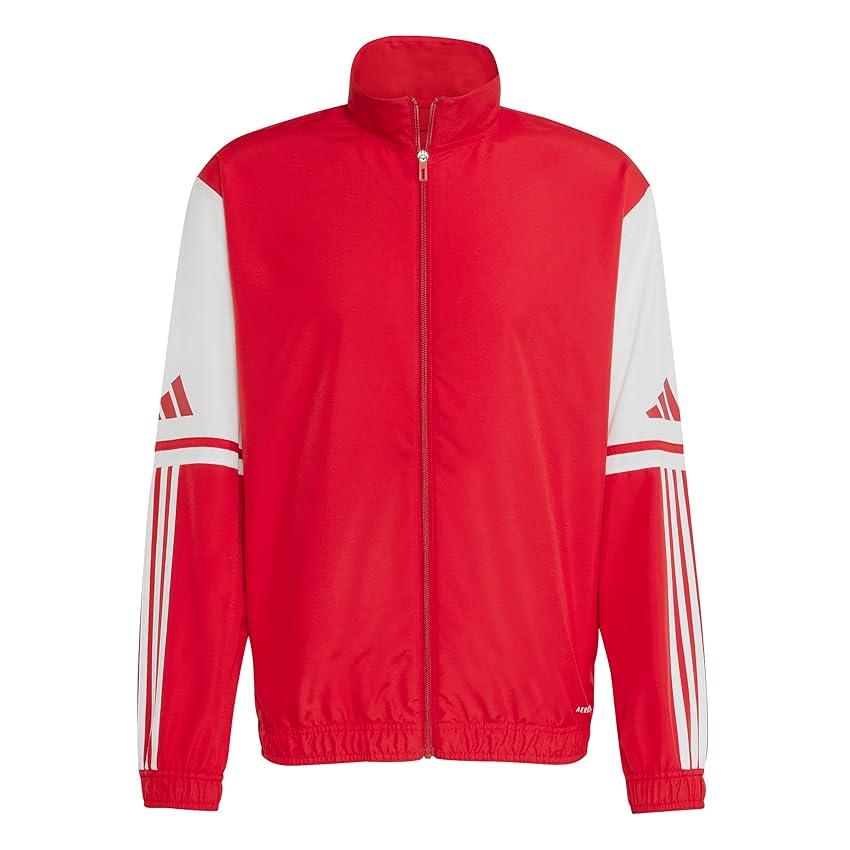adidas Uomo SQUADRA25 PRESENTATION JACKET, Rosso (Team Power Red 2/White), M Extra Tall