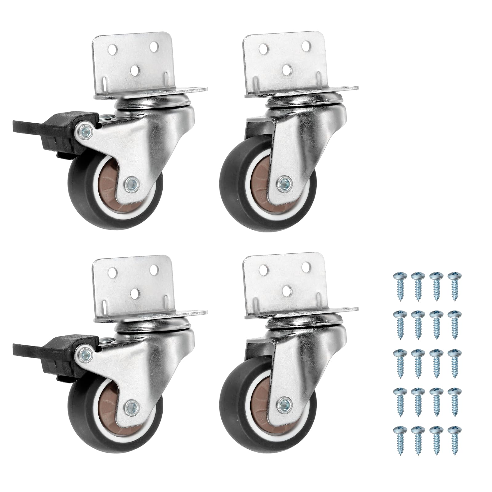 PATIKIL 1.5 Inch Caster Wheels