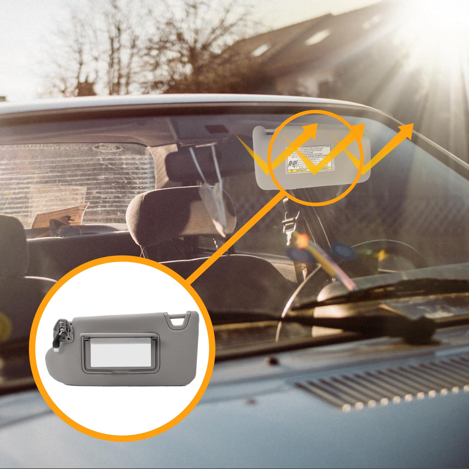 For Nissan Altima 2013 2014 2015 2016 2017 2018 Car Sun Visor Grey For Nissan Altima 2013 2014 2015 2016 2017 2018 Car Sun Visor Grey
