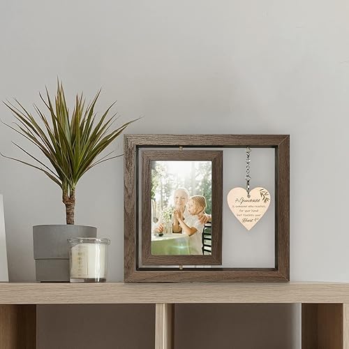 Miniatura 5 de Un nieto es alguien que alcanza tus manos pero toca tu corazón marco de fotos regalos para abuelos por primera vez