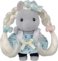 Vista 41 de Calico Critters Pony's Vanity Dresser Set, juego de casa de muñecas con figura y accesorios