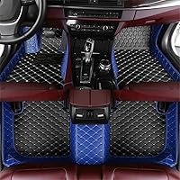 Vista 2 de Alfombrillas de coche personalizadas IMEISH para 2002-2022 Lexus ES 350/ES 250/ES300/ES 330/ES 300h, forros para todo tipo de clima (negro rojo)