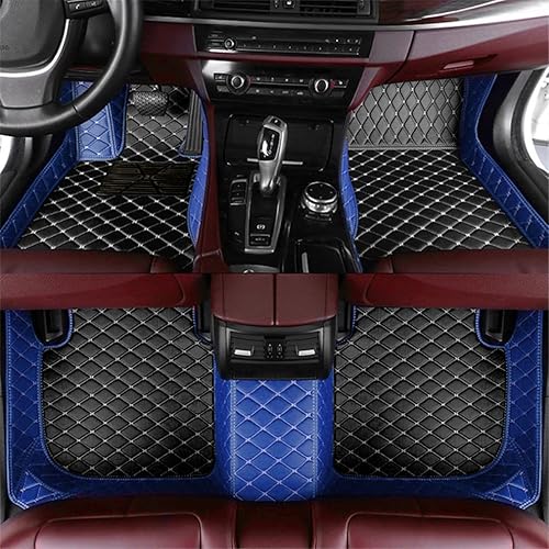 Miniatura 2 de Alfombrillas de coche personalizadas IMEISH para 2002-2022 Lexus ES 350/ES 250/ES300/ES 330/ES 300h, forros para todo tipo de clima (negro rojo)