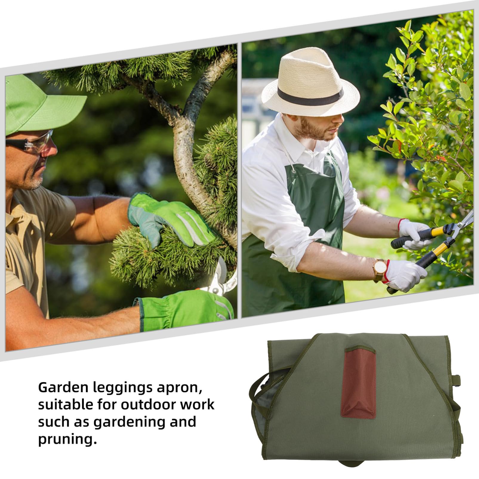 TOYANDONA Grembiule da Giardinaggio Oxford con Multiple per e Donne Grembiule per Potatura e Design e Accessorio Versatile per All