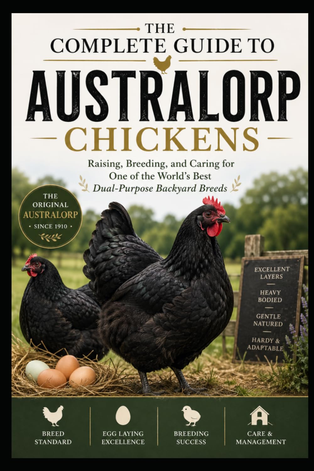 The Complete Guide to Australorp Chickens Raising, Breeding, and Caring for One of the World’s Best Dual-Purpose Backyard Breeds