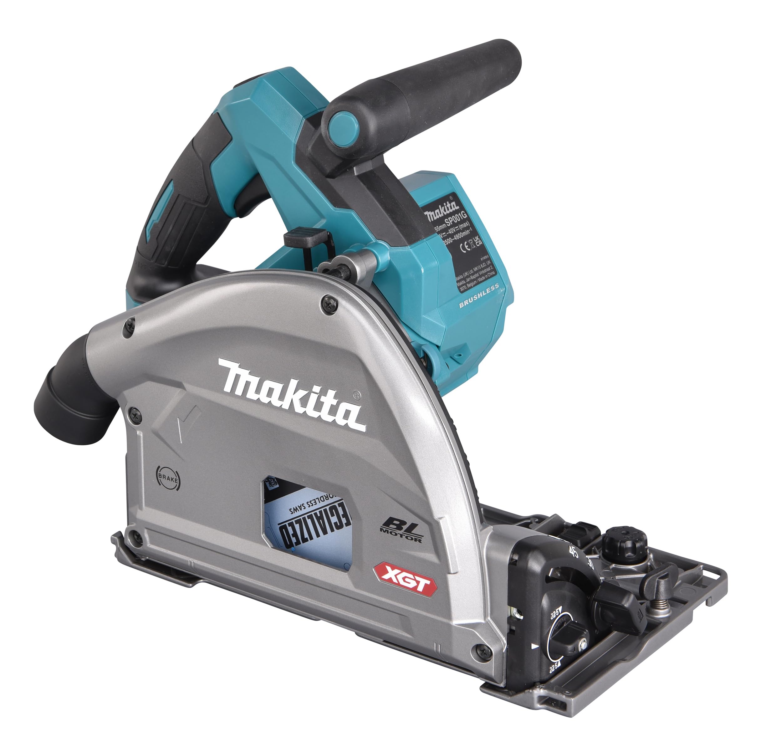 Scie plongeante 165 mm XGT 40V (Produit seul) avec puce bluetooth en makpac - MAKITA SP001GZ03