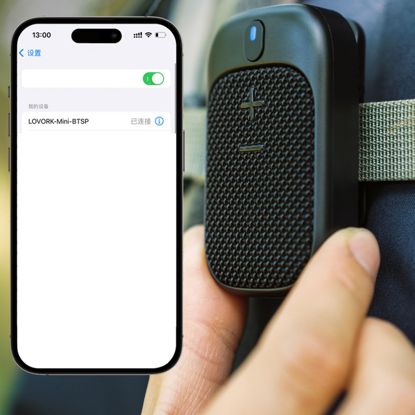 Haut-Parleur sans Fil - Audio stéréo Portable étanche avec Basses | Haut