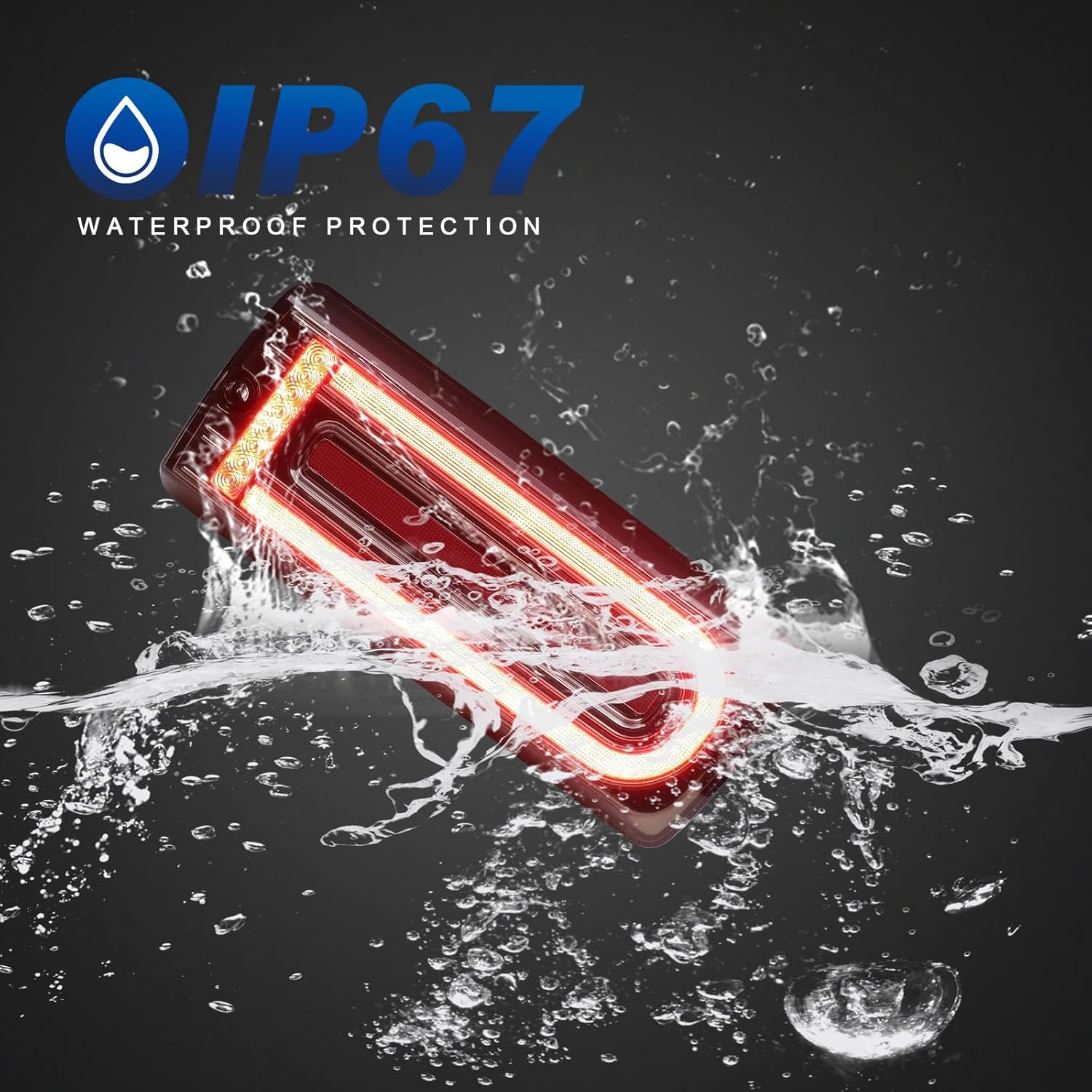 LED Tail Lights Compatible with 1999-2018 G-Class W463 G500 G550 G55 G63 G65, Multifunction Taillight with Dynamic Turn Signal, Running, Brake Lights, Smoked Len