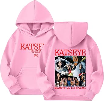 KATSEYE Hoodies for Kids Katseye Merch Girls Sweatshirts Fashion Music Album Long Sleeve Hoodies for 2-14 Years
