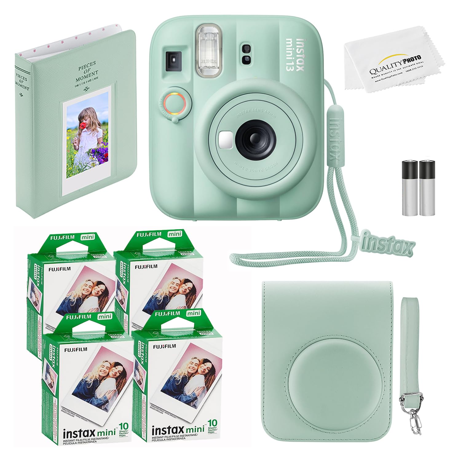 Fujifilm Instax Mini 13 Instant Camera 40 Films & Accessories (Lagoon Green)-image-24