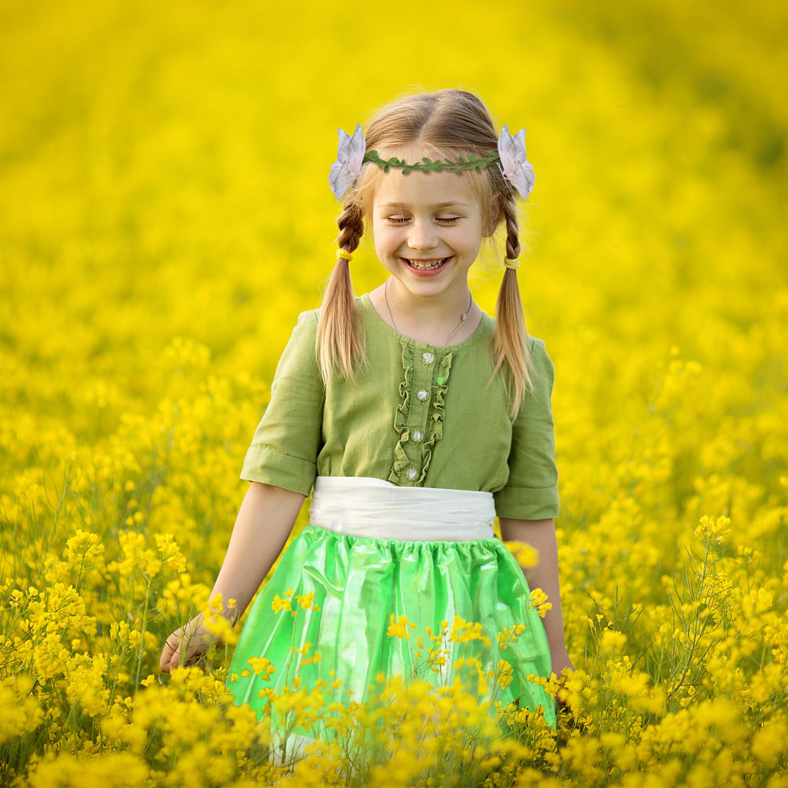 HONMOK 5 PCS Kids Fairy Elf Costume - Image 3