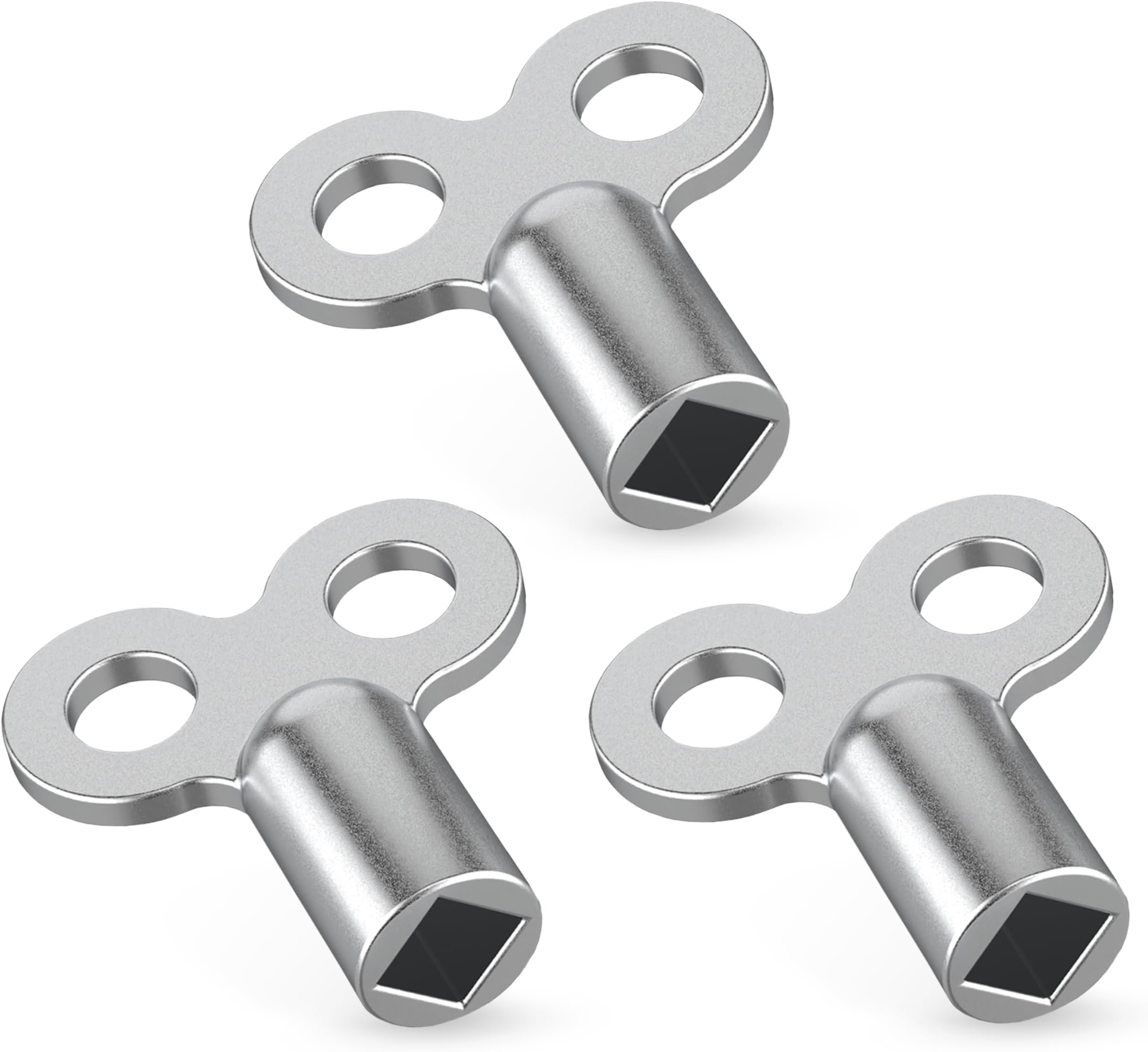 10x Heizkörper Entlüftungsschlüssel Set - Universeller 5mm Vierkant Aus Zinklegierung