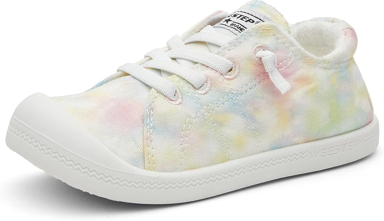 Weestep Girls Boys Slip on Elastic Sneaker Shoe