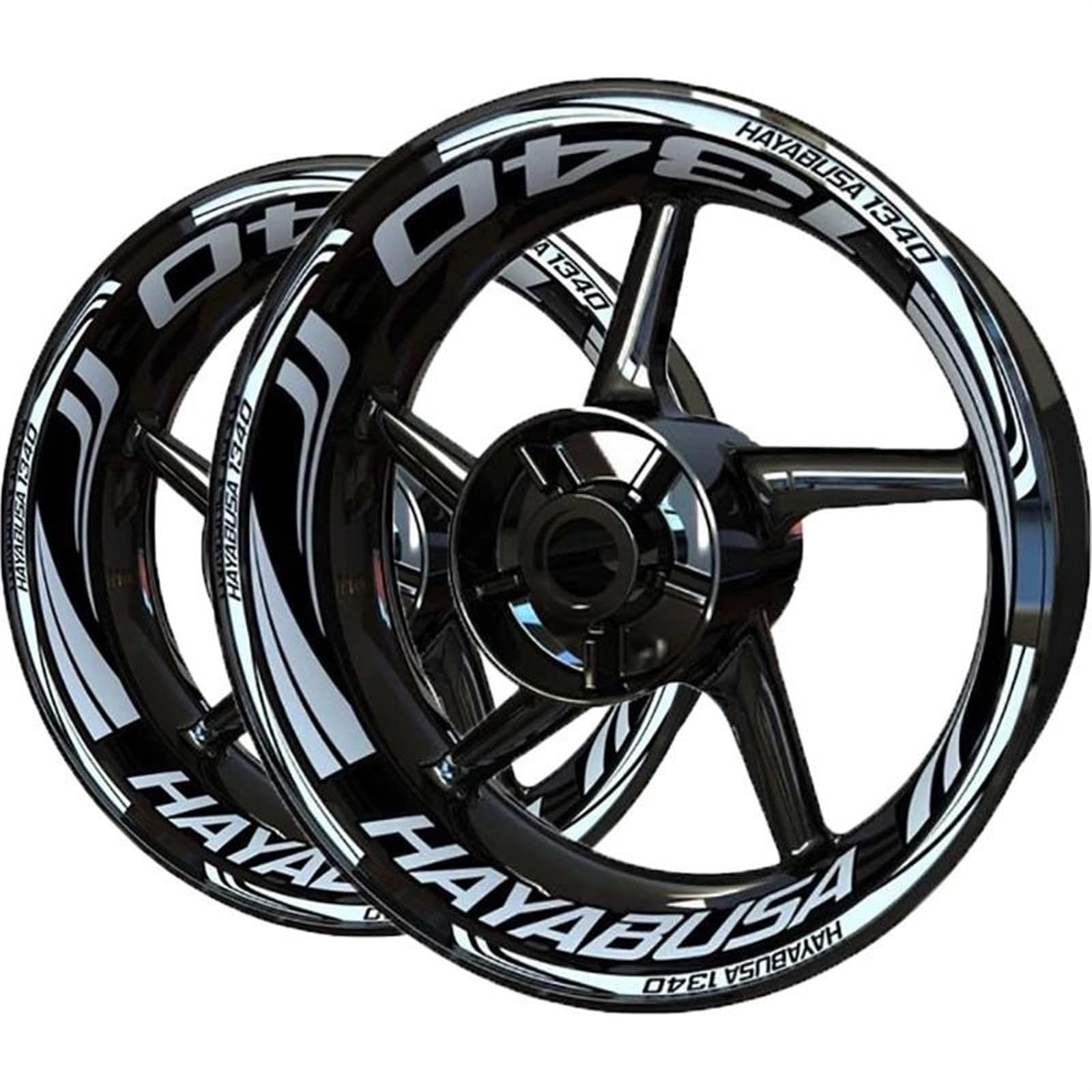 Motorcycle Wheel Decals Sticker Decal Set Accessories for Suzuki for Hayabusa 1340(Color7)