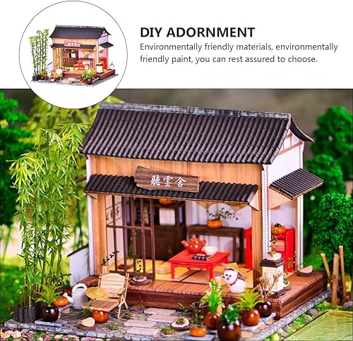 Miniatura 7 de ibasenice Miniatures 1 Unidades Nuevo Artesanía Niños Cumpleaños Estilo Miniatura con Muebles Decoración Jardín DIY Juguete Año Año Chino Modelo Kit