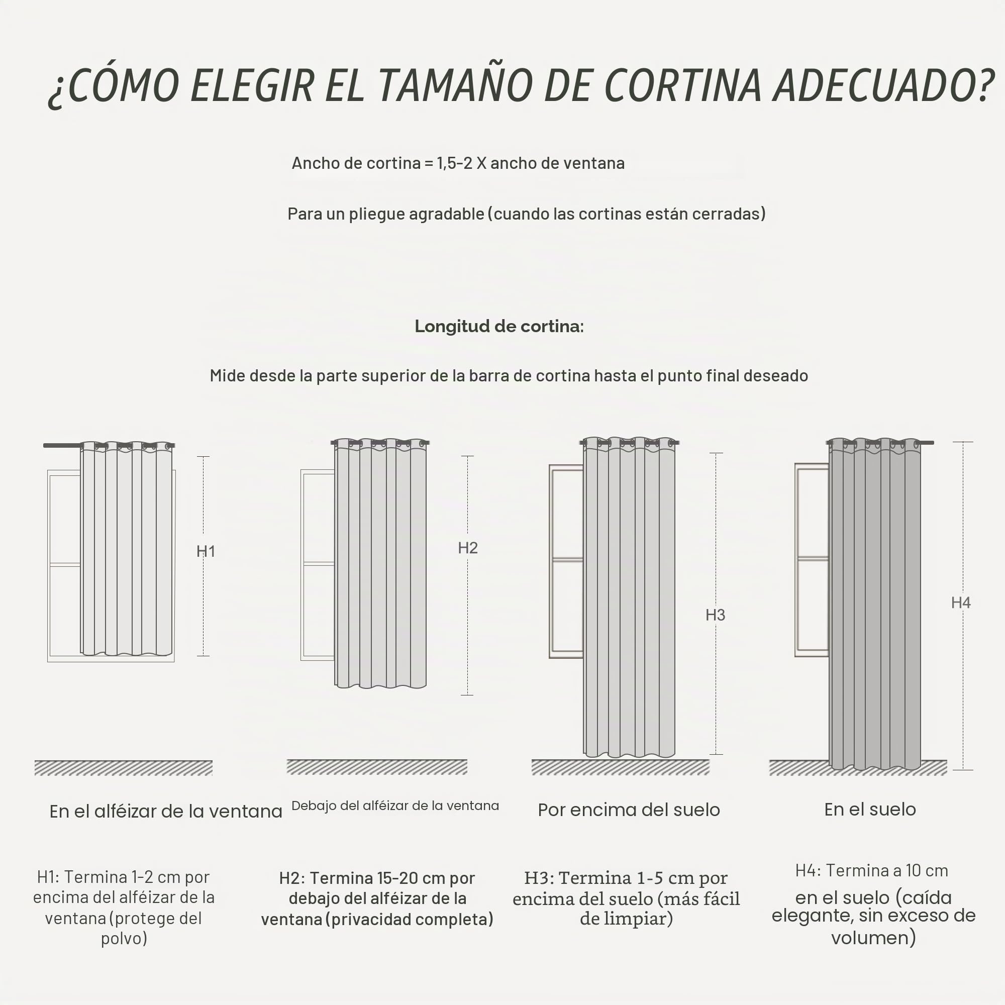 PONY DANCE Cortinas Salon Modernas 2 Piezas, Cortinas de Terciopelo(300 g/m2), Opacas Termicas Aislantes con Ojales para Dormtiorio Matrimonio/Comedor/Habitacion,132x240cm,Beige Claro