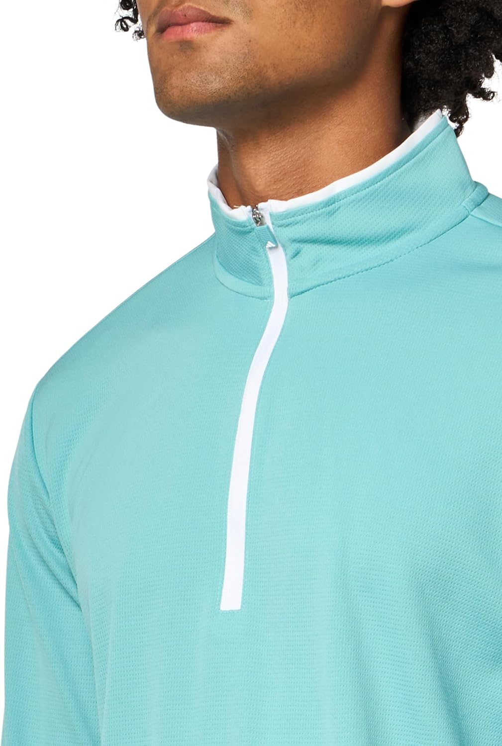 Adidas Mens UPF Lightweight Quarter-Zip Pullover - Image 3