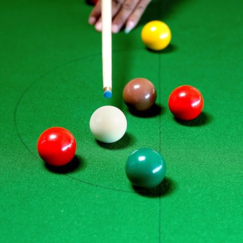 Miniatura 6 de Soulchen Bola de billar de billar de 2-116 pulgadas, bola de billar de entrenamiento profesional para mesa de billar (2 unidades)