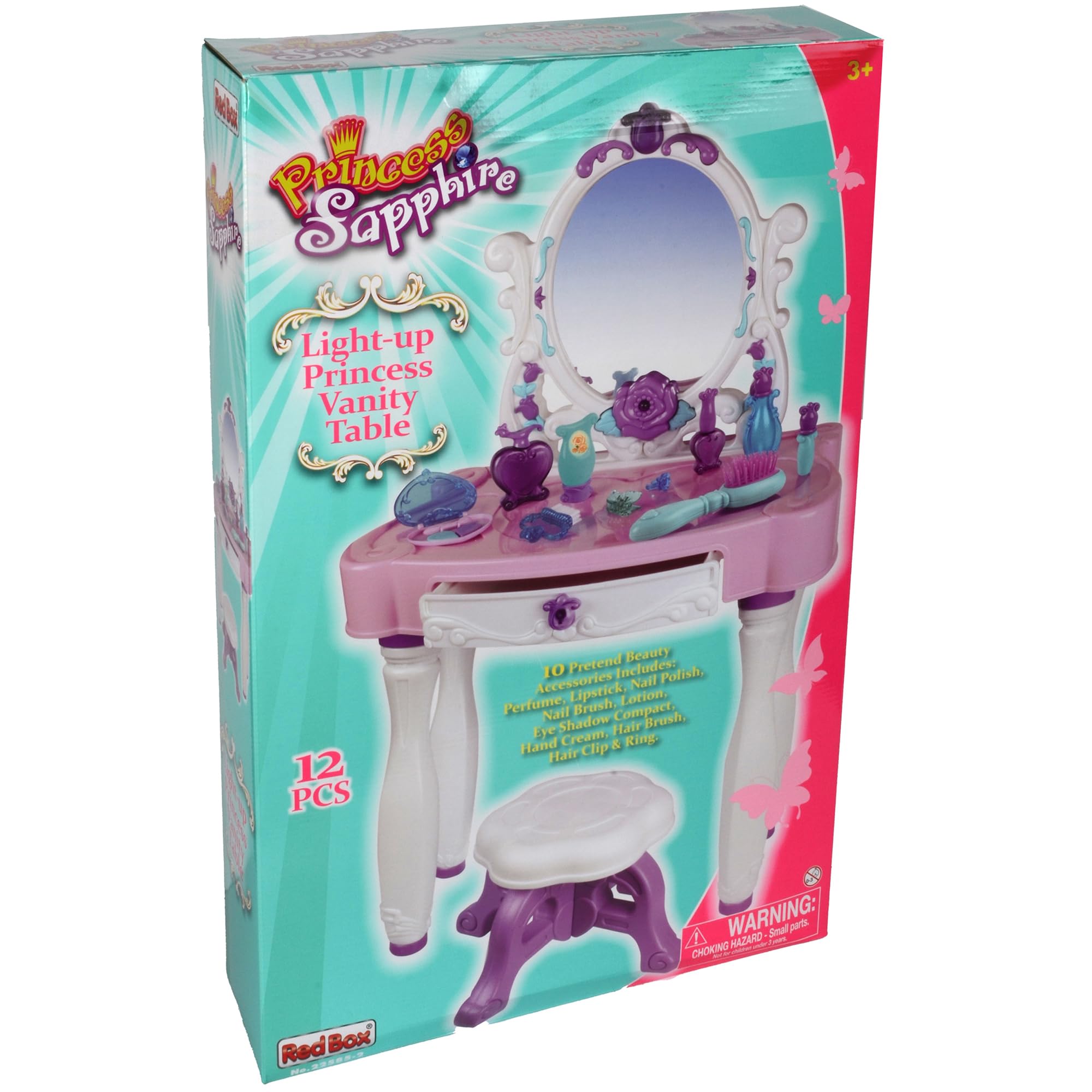 Amazon.com: Redbox Red Box Light Up Princess Vanity Table : Toys