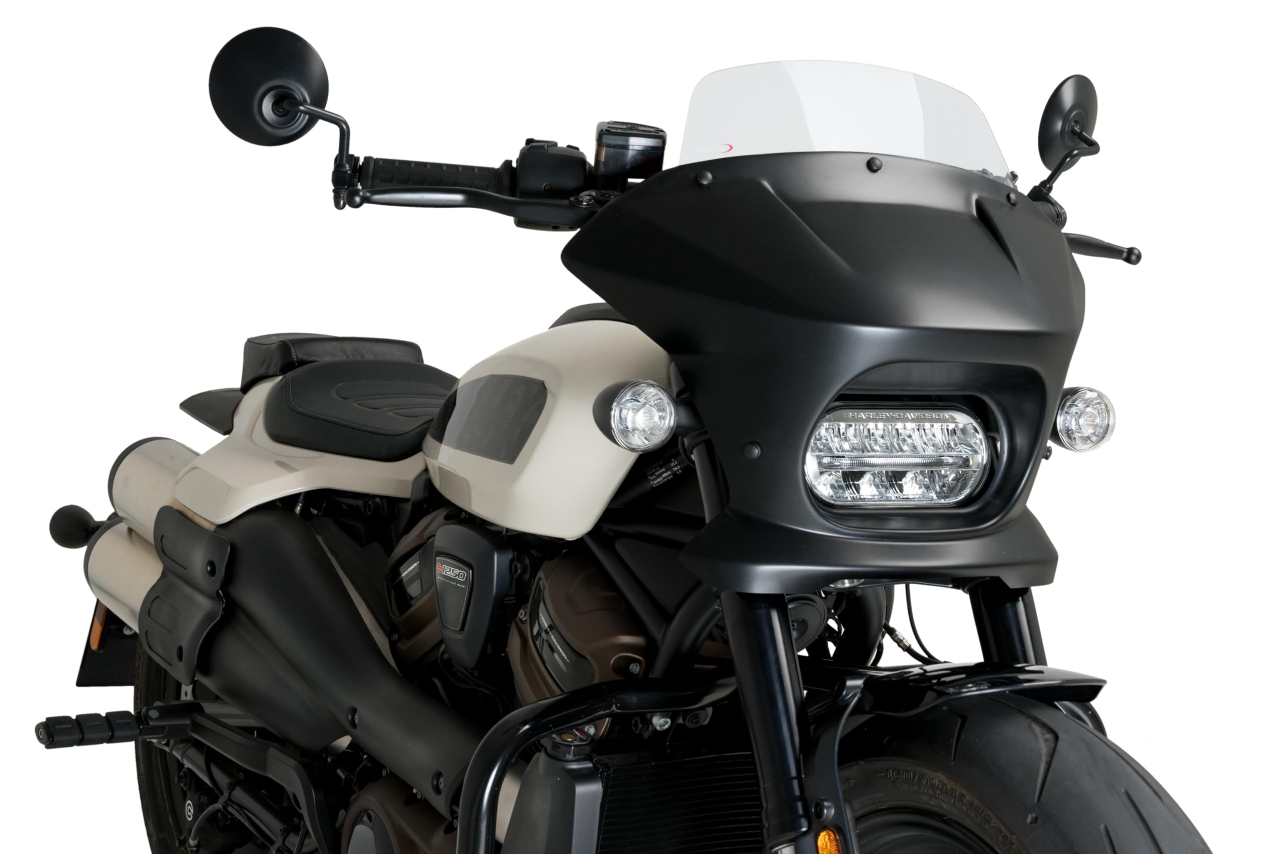 Puig Fury Tour Semifairing+Clr Screen Harley Davidson Sportster S RH1250S 21-24
