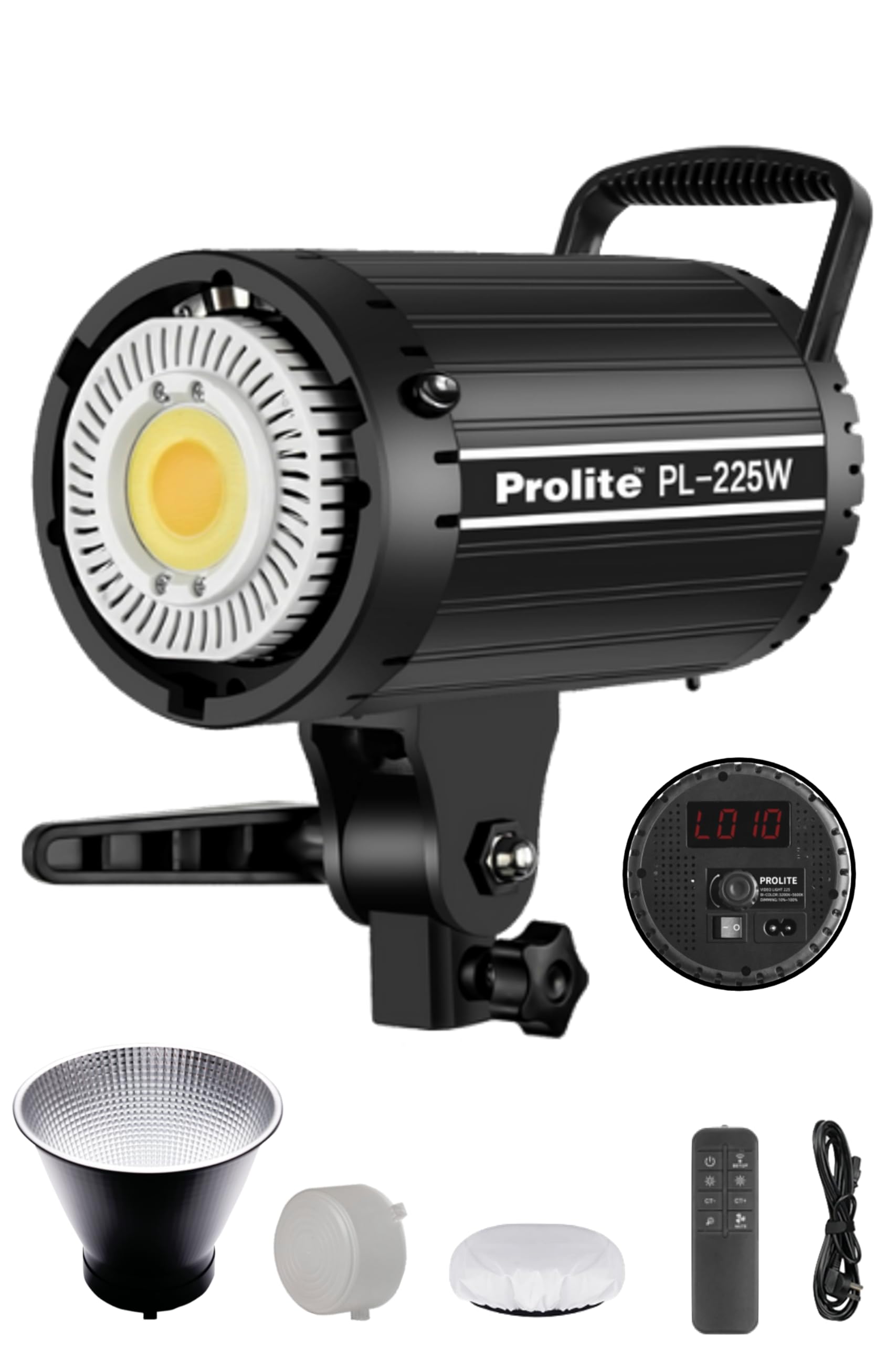 Camlight PL-2500 LEDライト Prolite PL-225W Bi-Color Continuous COB LED Video Light with