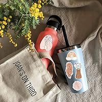 Vista 5 de 200 calcomanías para botellas de agua para niños, lindas calcomanías para botellas de agua, vinilo impermeable, bohoestético, paquete de calcomanías