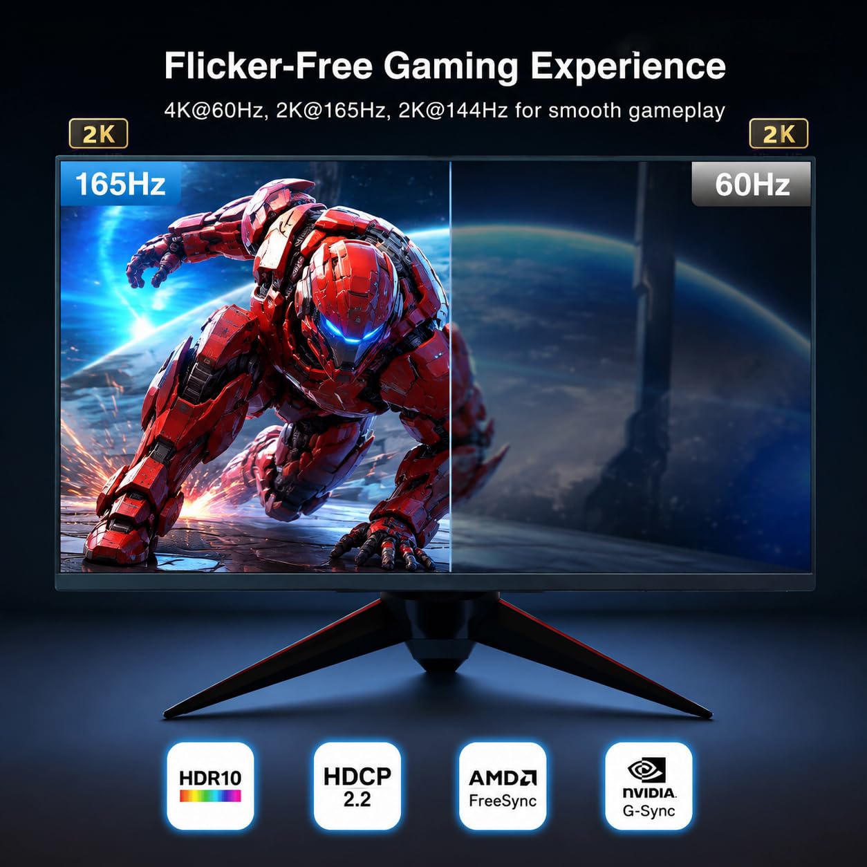 Cavo Displayport lungo 4 K, 0,9 m, DP 1.2 Display Port a Display Port, cavo di supporto 4K a 60Hz, 2K a 165Hz, 2K a 144Hz, 21,6 Gpbs ad alta velocità DP a DP per monitor da gioco, scheda grafica, PC