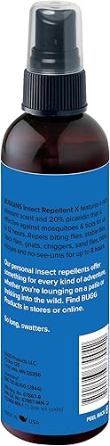 Miniatura 7 de BUGGINS Spray repelente de insectos  20% picaridina  12 horas de protección contra mosquitos y garrapatas, repele mosquitos, moscas y no se
