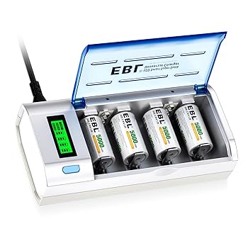 新品未使用 Panasonic充電式電池セット 単2 Amazon | (充電池4個＋充電器セット) パナソニック 単2形 充電池