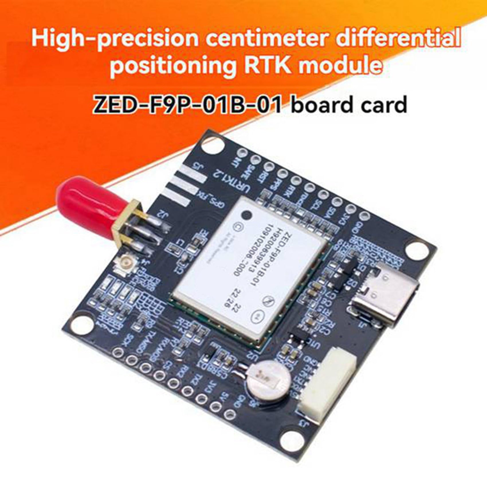 2 X ZED-F9P RTK GPS RTK GNSS ad alta precisione per posizionamento differenziale preciso al centimetro per auto pilota drone