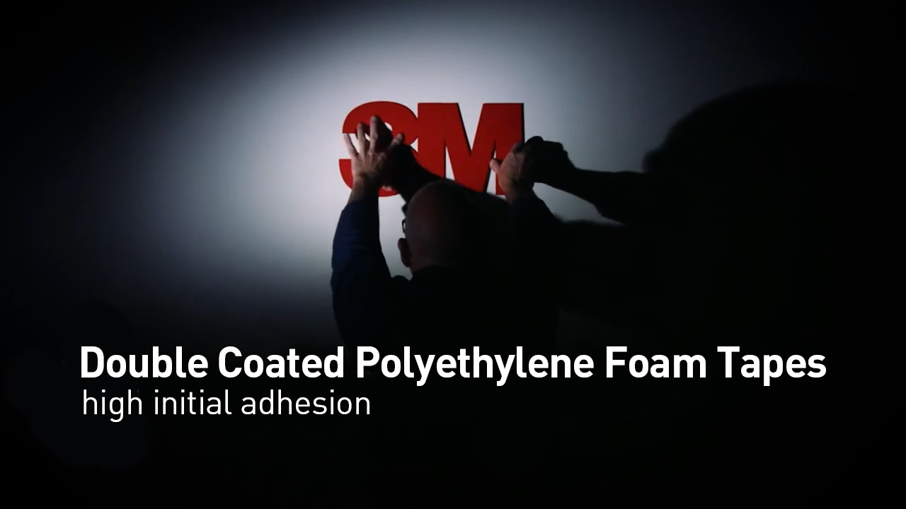 Image of Double Sided Tape Gray Foam Tape Heavy Duty 3 /4 inch x 18Ft Made of 3M Mounting Tape Joining Foam Strips for Banners Posters Alarms Window Shades Trims and Other Home Office or Industrial Use (Pack of 2)