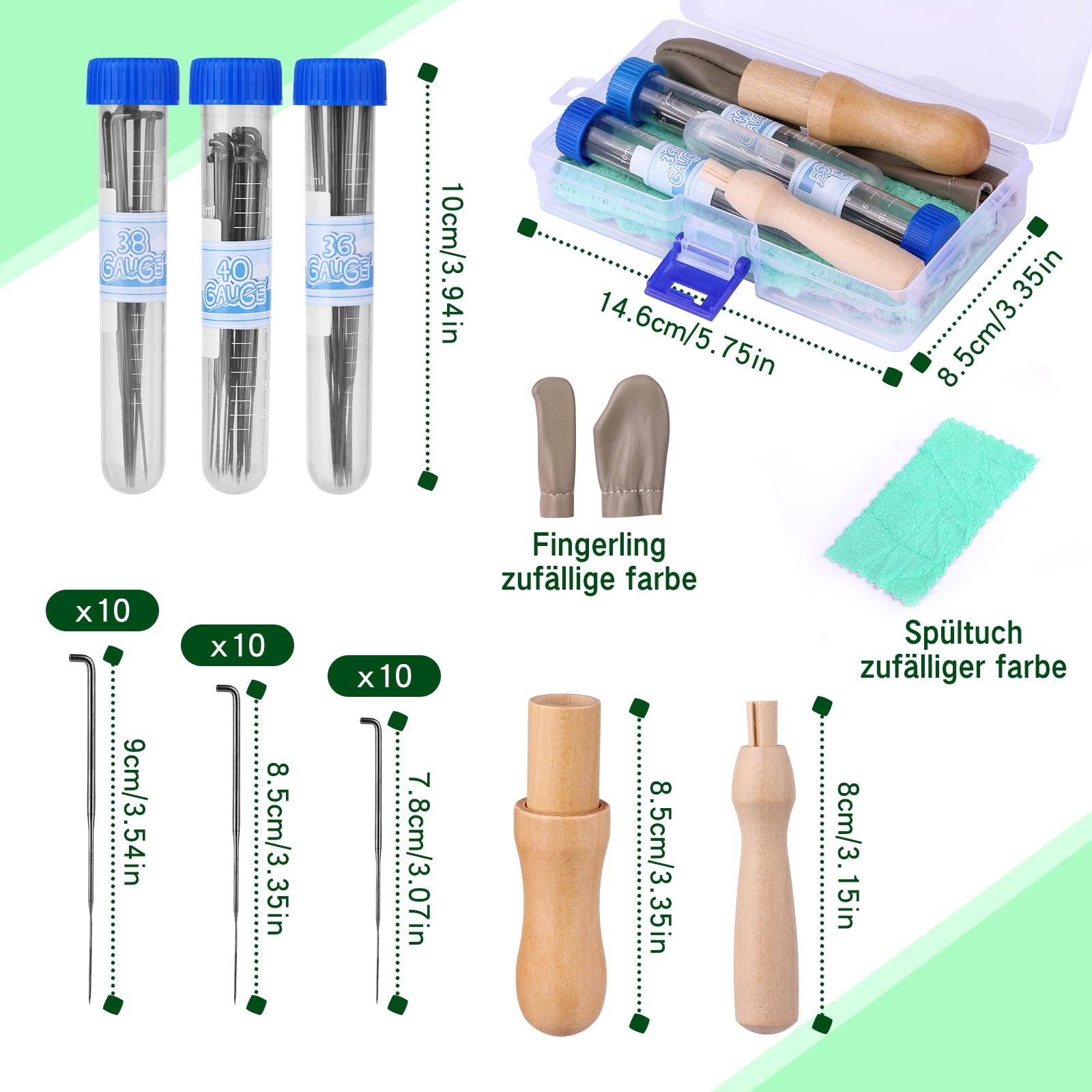 Lot De 48 Aiguilles à Feutrer à Sec Avec Aiguilles à Feutrer